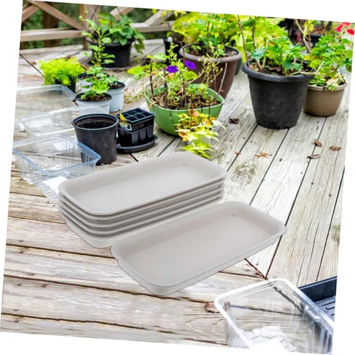 Miniatura 4 de Bandeja de agua de 6 piezas para maceta, palet, pallet, maceta, platillo, maceta, bandeja para maceta, contenedor, palet, maceta, maceta, bandeja