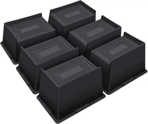 Miniatura 13 de ANNKUT Elevadores de cama de 2 pulgadas, resistentes, elevadores de sofá de gran tamaño, elevadores de muebles extra anchos para sofá, mesa