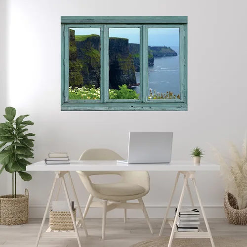 Miniatura 19 de wall26 Adhesivo de pared extraíble/mural de pared Spring on the Plains Creative Window View Decoración de pared - 36 x 48 pulgadas Primavera
