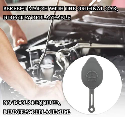 Miniatura 4 de Tapa de Botella del Tanque Depósito de Líquido Limpiaparabrisas 28913JK60A Compatible con Infiniti G37 Q60 Nissan 350Z 370Z
