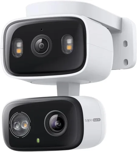 Miniatura 8 de Cámara de seguridad Tapo 2K QHD para interiores/exteriores, Elección del editor PCMag 2024, visión nocturna a color, detección gratuita de Blanco