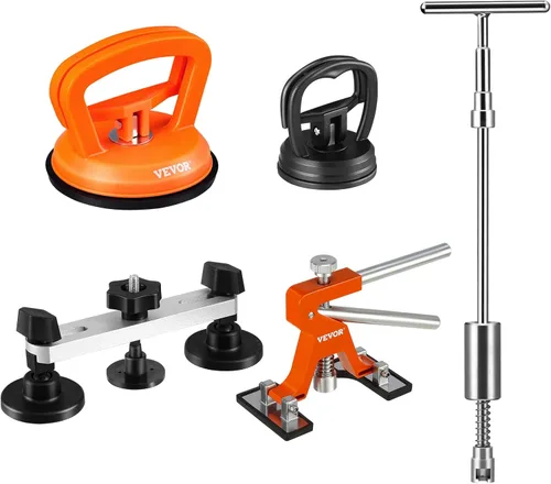 Miniatura 10 de VEVOR - Kit para eliminar abolladuras, reparación sin pintura, de acero inoxidable, para abolladuras menores, de puerta y daños por granizo, 117