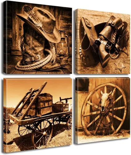 Miniatura 8 de Arte de pared en blanco y negro para pared, diseño de animales, caballos, burros, ovejas, vacas, cuadros divertidos para decoración de dormitorio