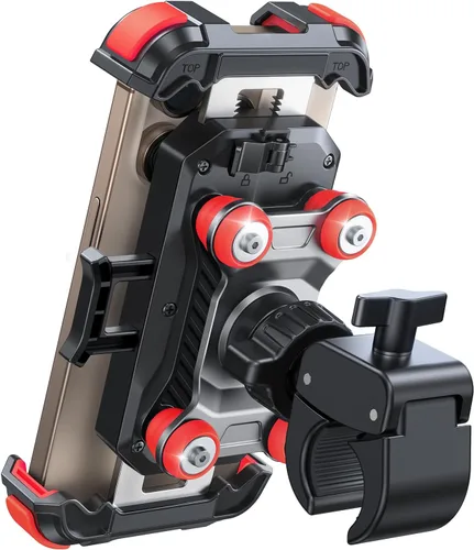Miniatura 12 de JOYROOM Soporte de teléfono para motocicleta - [Amortiguador de vibración dual] Soporte de teléfono antigolpes de 150 mph para motocicleta