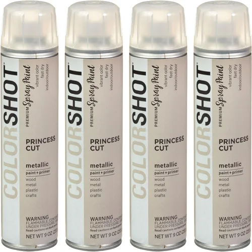 Miniatura 27 de COLORSHOT Pintura en aerosol brillante, aromaterapia (lavanda) 10 onzas, paquete de 4, pintura acrílica de secado rápido, uso en interiores