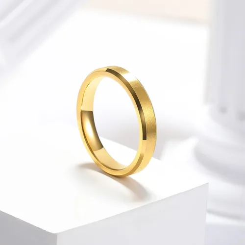 Miniatura 67 de King Will Anillo de boda de tungsteno para hombre, disponible en 15/64 a 25/64 de pulgada (6 a 10 mm), negro/plata, acabado mate, borde pulido