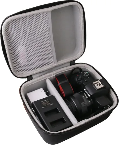 Miniatura 3 de Estuche rígido de transporte de EVA compatible con Canon EOS M50/EOS M50 Mark II sin espejo para cámara de vlogging.