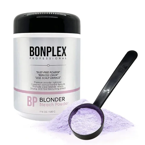 Miniatura 3 de Blonder Bleach en polvo, múltiples resultados rubios claros, sin polvo, menor olor, menos daño en el cuero cabelludo, 17.6 onzas