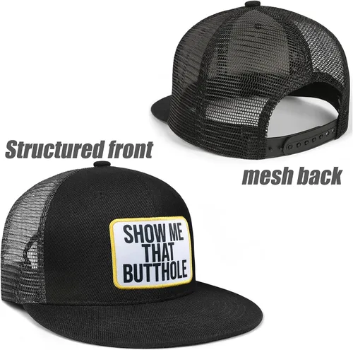 Miniatura 2 de LGBTQ Rainbow Show Me The Butthole Trucker Sombrero para hombre y mujer