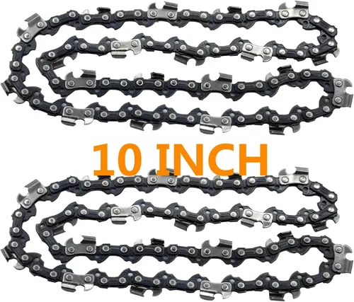 Miniatura 10 de Paquete de 2 cadenas de motosierra de 16 pulgadas, 56 eslabones de transmisión de calibre de 0.050 pulgadas, paso de 3/8 pulgadas, cadena