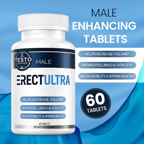 Miniatura 4 de Suplemento de mejora masculina – Píldoras de rendimiento de acción rápida para hombres para el flujo sanguíneo – Tamaño y resistencia – Potenciador