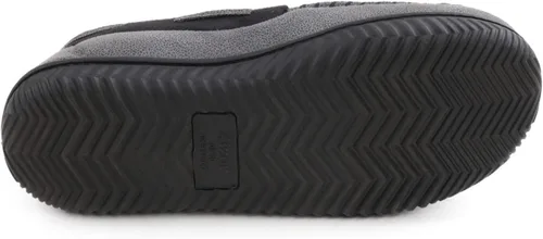 Miniatura 3 de Zizor Mocasines de microgamuza para hombre con espuma viscoelástica cómoda, zapatos de casa con espalda cerrada, suela de goma duradera