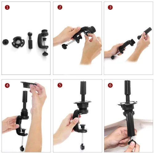 Miniatura 6 de TopDirect Cabeza de maniquí de cosmetología de pelo colorido de 29 pulgadas de largo para práctica de peinado y peluquería, muñeca de entrenamiento