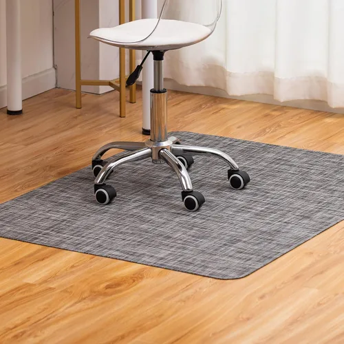 Miniatura 16 de Tapete para silla de oficina para suelo de madera dura debajo del escritorio, alfombrilla para silla rodante para suelo de madera/azulejos