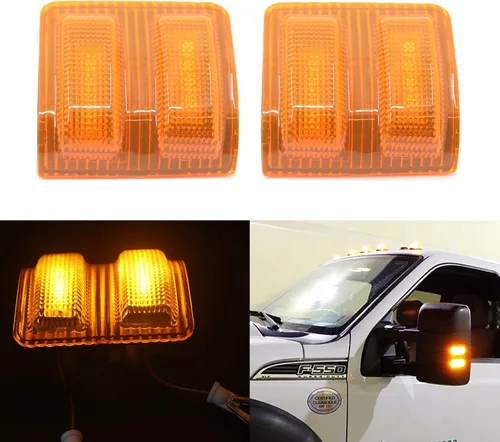 Miniatura 10 de Xinctai Juego de luces LED para espejo lateral Switchback, señal de giro para Ford F150 2013-2014, Ford F250 F350 F450 F550 Super Duty 2008-2016