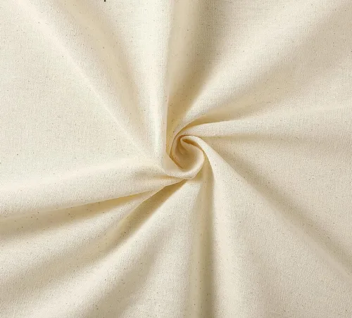Miniatura 2 de MDS® Paquete de 1 yarda, tela de muselina 100% algodón de 48 pulgadas de ancho, tela natural sin blanquear de peso medio, tela de lino