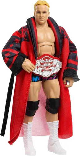 Miniatura 3 de Mattel WWE "Stunning" Steve Austin Elite Collection Figura de acción con accesorios, articulación y detalles realistas, 6 pulgadas