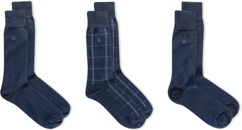 Miniatura 3 de Chaps Men's Classic Dress Crew Socks-3 Pair Pack-Pattern and Solid Color Designs