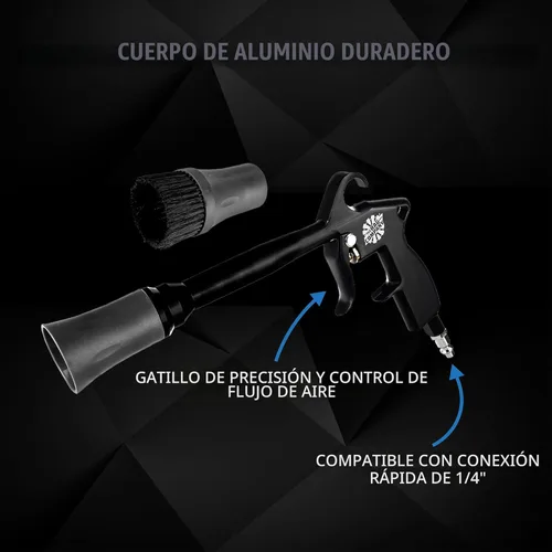 Miniatura 3 de The Rag Company - El Ultra Air Blaster (versión 2) - Levanta y elimina la suciedad y los desechos para detalles de interiores; diseño de metal
