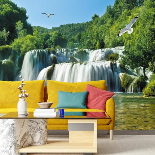 Miniatura 4 de FLFK Murales de Pared Despegables y Adhesivos de Paisaje de Cascada 78.7"x59" - Papel Tapiz Autoadhesivo Pintura Adhesivo Grande XXL Póster