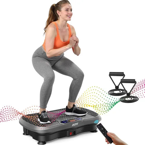 Miniatura 17 de AXV Vibration Plate Fitness Platform Exercise Machine Vibrating Shaking Full Body Shaker Workout Vibrate Stand Shake Board Sport for Weight Loss Fat