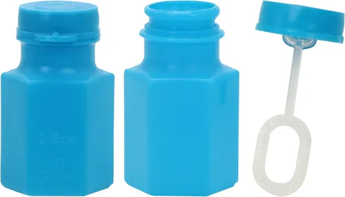 Miniatura 3 de JOYIN 24 mini botellas de burbujas con surtido de varitas para niños, suministros de recuerdos de fiesta de burbujas, juguete de verano para niños