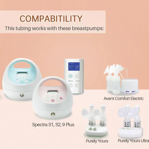 Miniatura 2 de Tubo de repuesto para Spectra S2 Spectra S1 9 Plus, tubos de repuesto sin BPA, manguera de Avent/Ameda fabricada por PumpMom