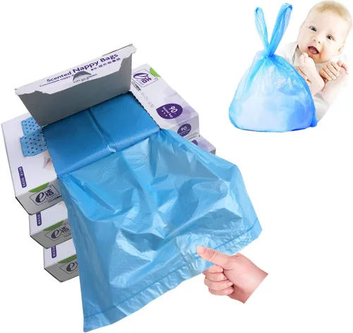 Miniatura 6 de Bolsa de pañales desechable para bebé, los sacos de pañales cubren el olor de la incontinencia realmente, polvo ligero y fresco para bebé, aroma