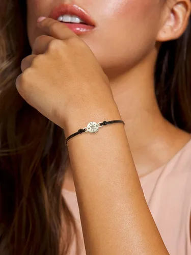 Miniatura 2 de Long tiantian 2 pulseras de corazón con letra inicial, pulseras de 26 letras hechas a mano, pulseras trenzadas de cuerda para hombres y mujeres