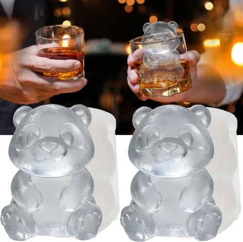 Miniatura 13 de Bandeja de moldes de silicona para cubitos de hielo de cangrejo 3D para whisky, cóctel, bebida, bar; detalles ricos. Divertido molde de animales