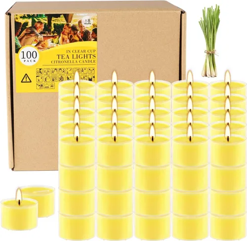 Miniatura 20 de Set de regalos de velas perfumadas de 24 piezas, velas de Adviento de cera de soja en lata de viaje para el hogar, velas en frasco de 2.5 oz