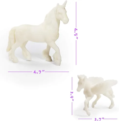 Miniatura 2 de whatstem Kit de Pintura de Unicornio DIY Artes y Manualidades para Niños o Niñas Decorar y Dibujar Juguetes 3D para Niños Regalo (6 Unicornios)