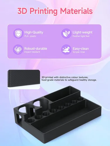 Miniatura 5 de YOUSHARES Estuche para viales de péptido, organizador de viales de insulina de 0.1 fl oz y 1.0 fl oz, suministros para diabetes, soporte para nevera
