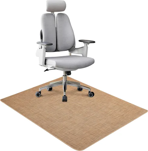 Miniatura 12 de Tapete para silla para suelo de madera dura, 36" x 48" tapete resistente para silla de oficina para sillas con ruedas, antideslizante, tapete