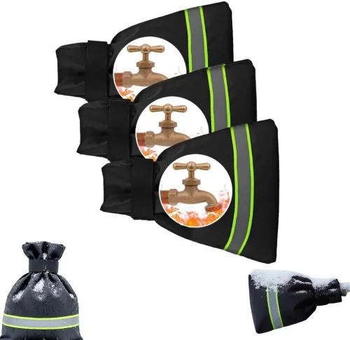 Cubiertas de Grifo para Exteriores para Invierno, 2026 Nueva Cubierta Aislada de Espiga, Cubiertas de Babero de Manguera Impermeables para
