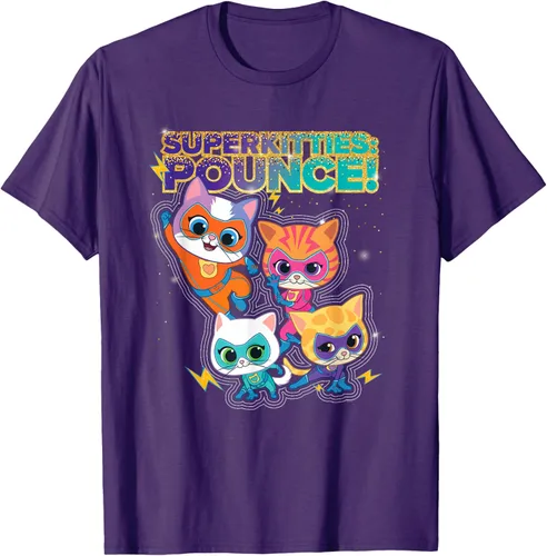 Miniatura 59 de Disney Junior SuperKitties Pounce! Camiseta de equipo completo, talla S