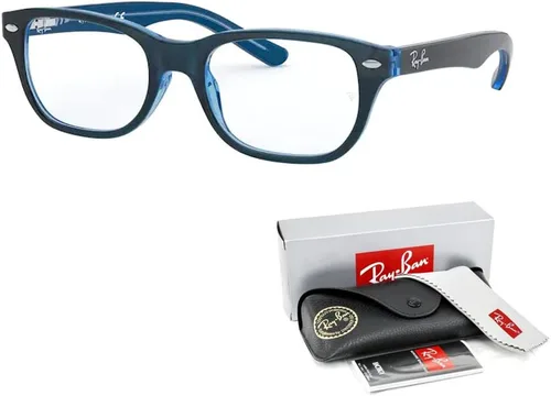 Miniatura 3 de Ray-Ban Junior RY1555 - Lentes graduados cuadrados para niños y niñas + paquete con kit de diseño iWear