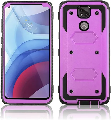 Miniatura 7 de Asuwish Funda híbrida para Moto G Power 2021, híbrida, a prueba de golpes, dura, a prueba de caídas, protección de cuerpo completo, accesorios