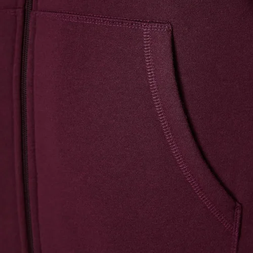 Miniatura 6 de Tienda Essentials Sudadera de vellón con capucha, con forro de sherpa y cierre completo de cremallera para hombre