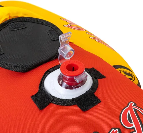 Miniatura 4 de Airhead Hot Dog Towable Tube for Boating, 1-5 Rider Inflatable Boat Tube for Water Tubing, Full Nylon Cover, EVA Padding, Foam Padded Handles