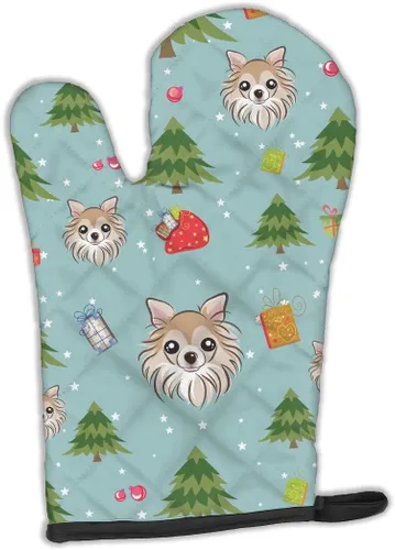 Miniatura 132 de Caroline's Treasures BB4020OVMT Dog House Collection Border Collie - Guante de horno grueso resistente al calor para sartenes calientes y horno