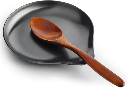 Miniatura 13 de VanlonPro Soporte de cuchara de acero inoxidable, soporte para cucharón de espátula, soporte para cuchara de utensilios de acero inoxidable, acabado