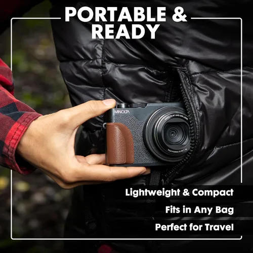Miniatura 6 de Minolta Cámara digital de 64 megapíxeles con enfoque automático, video 4K y LCD abatible