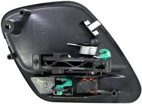 Miniatura 5 de KarParts360 Manija de puerta interior para Jeep Grand Cherokee 1999-2004 para el lado del conductor delantera o trasera, color negro con botón