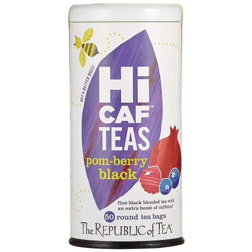 Miniatura 10 de The Republic of Tea HiCAF Té negro de coco tostado, 50 bolsitas de té, alto en cafeína