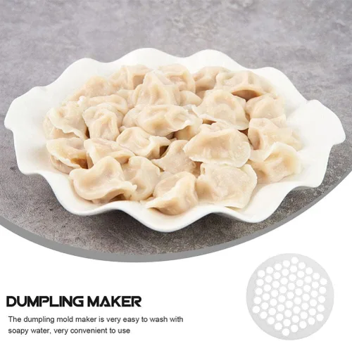 Miniatura 5 de Kichvoe 2 piezas de molde para hacer bolas de masa hervida para ravioles caseros Wontons y calcomanías de olla de diseño reutilizable para hacer
