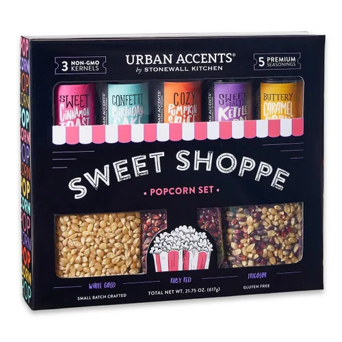 Miniatura 11 de Urban Accents MOVIE NIGHT™ Palomitas de maíz y palomitas de maíz paquete variado (juego de 8) – 3 paquetes de palomitas de maíz sin transgénico y 5