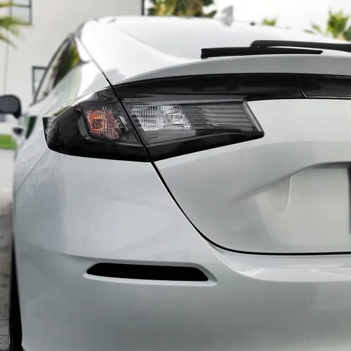Miniatura 4 de SlickMod Protector de vinilo para luces traseras, precortado, tinte ahumado, para Honda Civic Hatchback 2022-2023