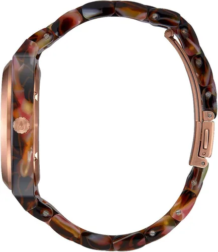 Miniatura 2 de NIXON Time Teller - Reloj analógico de moda de acetato resistente al agua para mujer (esfera de reloj de 1.457in, correa de acetato de 0.787in)