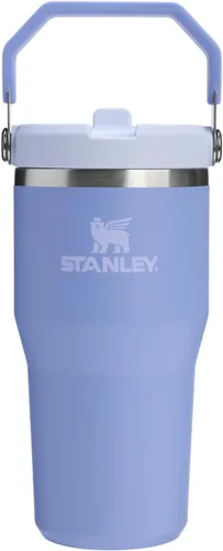 Miniatura 109 de Stanley IceFlow - Vaso con pajilla abatible con asa, de 20 onzas, tapa giratoria y popote abatible, botella de agua resistente a fugas, acero